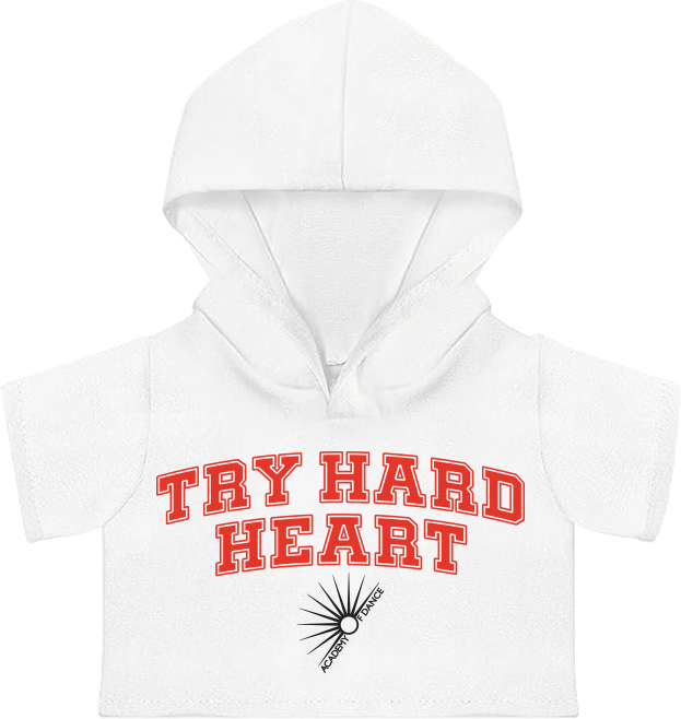 OTT Bear Try Hard Heart Hoodie